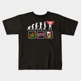 Straight Edge Vegan, Against Drugs, Punk Kids T-Shirt